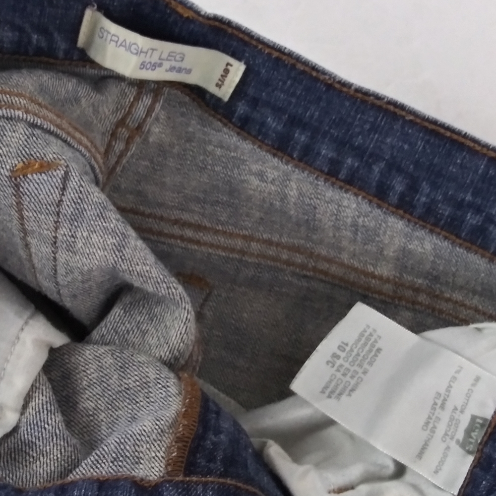 Levi's 505 straight leg jeans women's size 10 - Picture 4 of 4